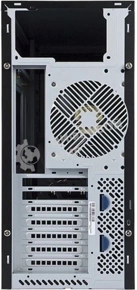 Компьютерный корпус Midi Tower InWin PE689 Black USB 3.0*2+A(HD)+fron fan 120мм*1+rear fan 120мм*1+ 2*2SATA+1*1SATA+Intrusion Switch/holes for SL20” ATX RACKMOUNT*(без блока питания)