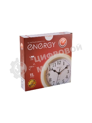 Часы настенные кварцевые ENERGY модель ЕС-141 белые