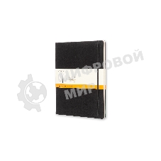 Блокнот Moleskine Classic, 192стр, в линейку, твердая обложка, черный qp090