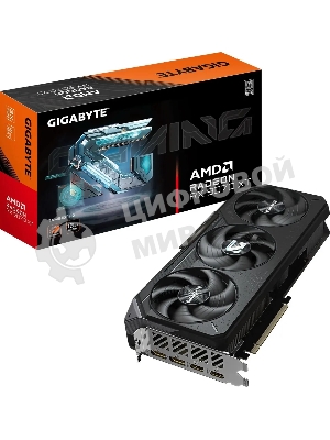 Видеокарта Gigabyte PCI-E 5.0 GV-R9070XTGAMING-16GD AMD Radeon RX 9070XT 16Gb 256bit GDDR6 2400/20000 HDMIx2 DPx2 HDCP Ret