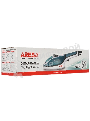 Отпариватель Aresa AR-2304 бирюзовый, 1000 Вт, 25 г/мин, 90 мл