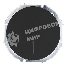Выключатель 1-кл. СП OSEN 10А IP20 с подсветкой механизм черный бархат LEZARD 743-4288-111