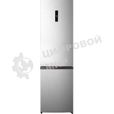 Холодильник Gorenje NRK620FAXL4 серый двухкамерный 238/86л морозилка снизу, No Frost