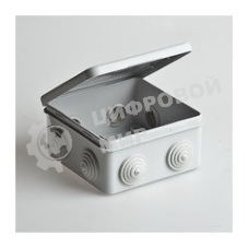 Распаячная коробка ОП 80х80х50мм, крышка, IP54, 7вх. | SQ1401-0112 | TDM