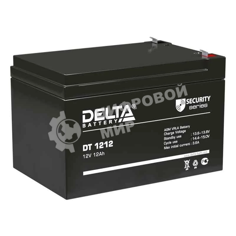 Батарея для ИБП Delta DT 1212 (12V, 12Ah)