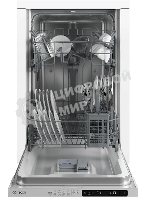 Встраиваемая посудомоечная машина Indesit DIS 1C59, белый, 44.8 см, 10 компл., 48 дБ, класс A