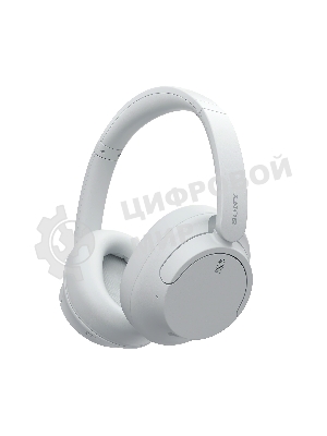 Беспроводные/проводные наушники Sony WH-CH720N белый, полноразмерные, Bluetooth + проводной, активное шумоподавление, до 35 ч