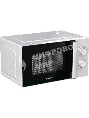 Микроволновая печь Gorenje MO20E1WH белый, 20 л, 800 Вт, переключатели - поворотный механизм