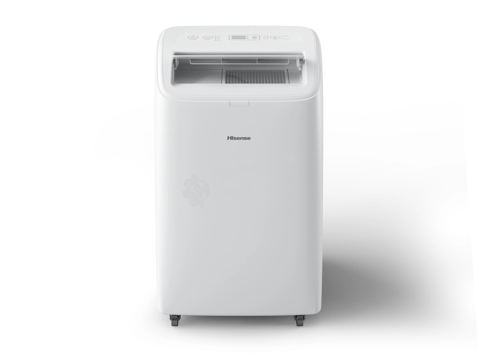 Кондиционер мобильный Hisense AP-12CW4GQCS00 12000 BTU, 25 м², 50 дБ, охлаждение, осушение, белый