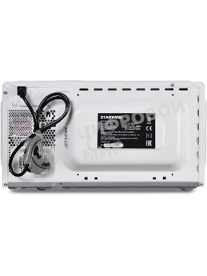 Микроволновая печь Starwind SMW3020 белый, 20 л, 700 Вт, переключатели - поворотный механизм