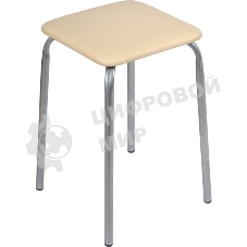 Табурет НИКА Эконом ТЭ3/СК слон.кость, 4 опоры, ДСП