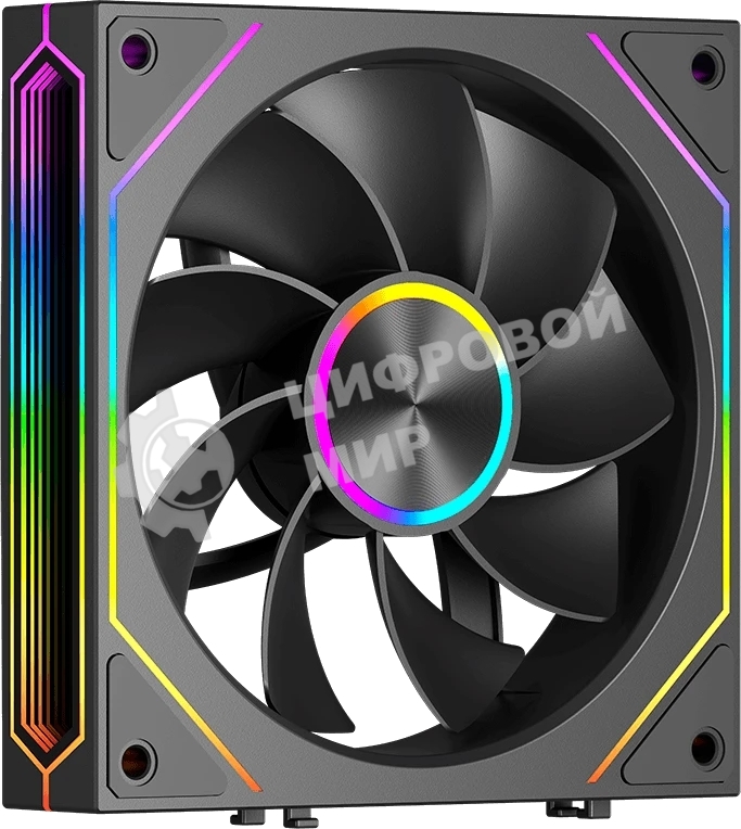 Вентилятор для корпуса PcCooler F3 X120R BK Reverse ARGB 120х120x25 черный 4-pin 28.4дБ (F3 X120R ARGB BK) Ret