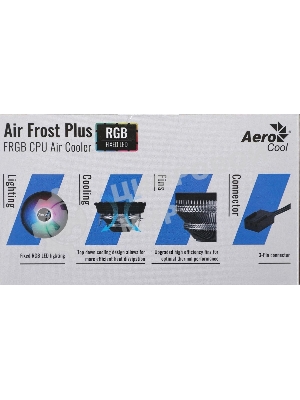 Кулер для процессора Aerocool/Formula Air Frost Plus серебристый, 120 мм, алюминий, 1500 об/мин, 24.2 дБ, 3 pin, 110 Вт, 70 мм