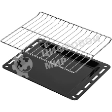 Шкаф духовой электрический Maunfeld AEOC6040S, 60л, дверца с 3 стеклами, нержавеющая сталь