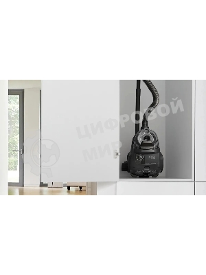 Пылесос Bosch BGC21X300 черный, 190/550 Вт, уборка сухая, пылесборник контейнер 2 л