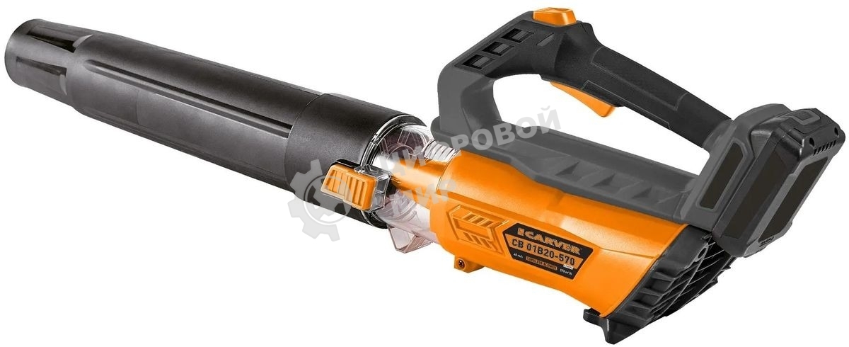 Воздуходувка Carver СB 01B20-570 430Вт пит.:от аккум. оранжевый/черный
