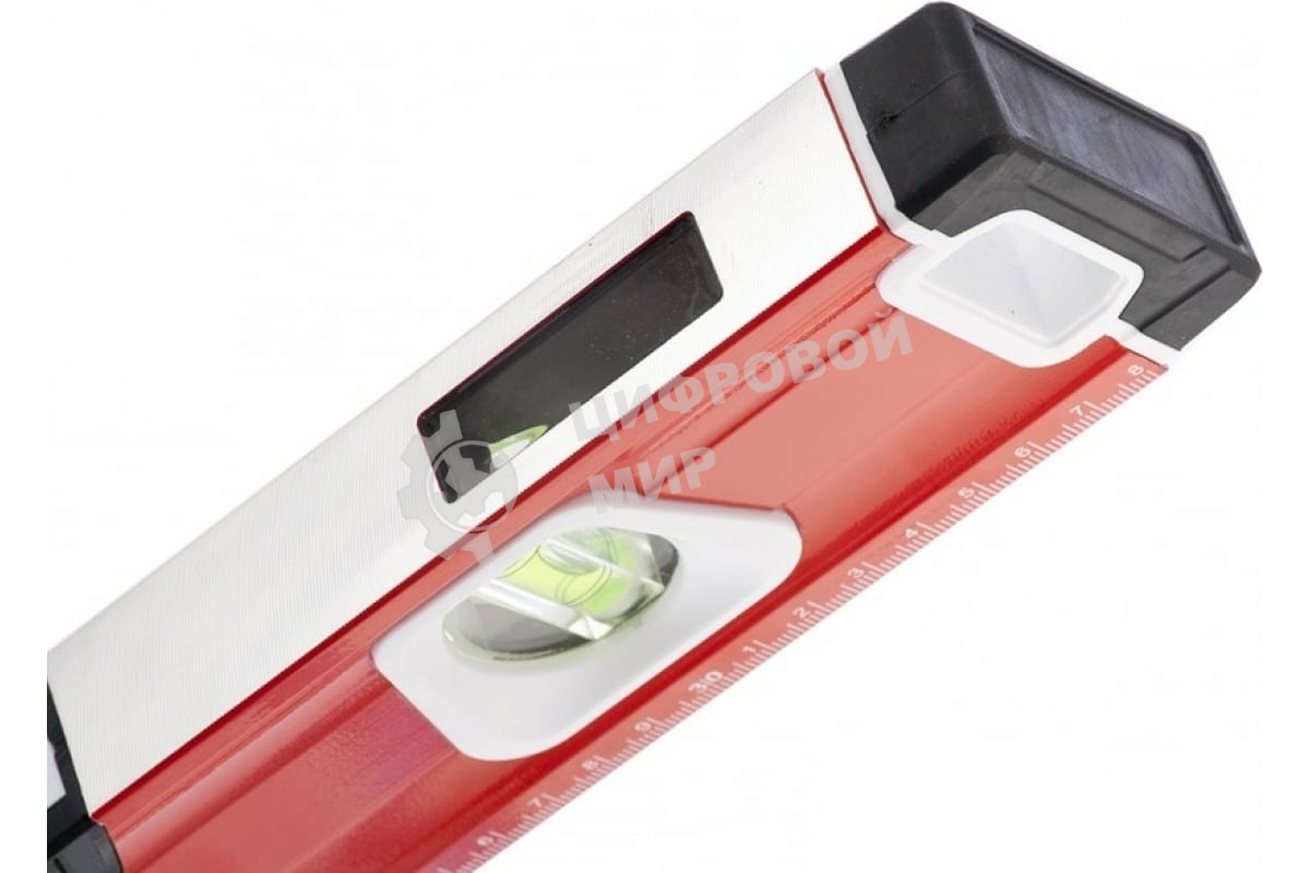 Уровень алюминиевый Matrix, магнит фрезерованный, 3 глазка 400 мм