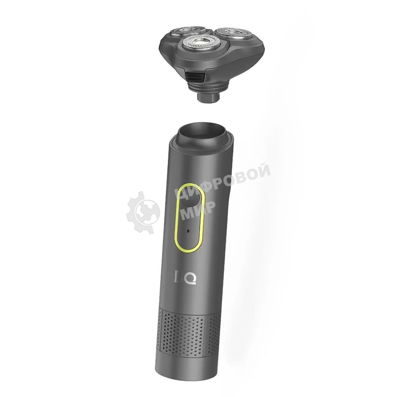 Электробритва BQ SV1002 Green-Gray. Мощность 5 Вт/Время зарядки 90 минут/Время беспроводной работы 60 минут/Влагозащита IPX6/Мытье под водой/Портативная база для зарядки