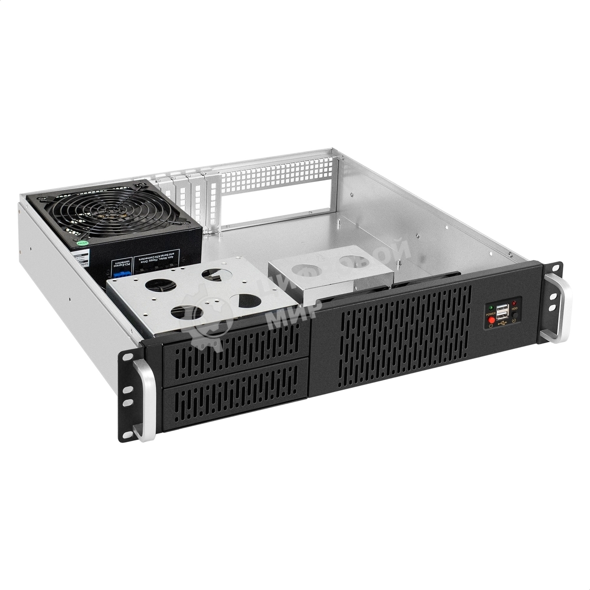 Серверный корпус ExeGate Pro 2U400-02 (RM 19