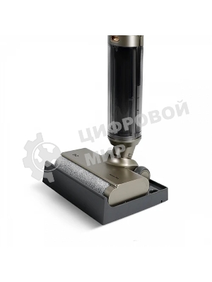 Пылесос вертикальный BQ VCA1003W бронзовый/черный, питание от аккумулятора, 14 Вт, уборка влажная/сухая, пылесборник 0.36 л, бак для жидкости 0.4 л, работа от АКБ max 30 мин