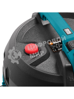 Строительный пылесос Bort BSS-1220 черный (93412598) 240/1200 Вт, уборка сухая/влажная, пылесборник мешок/контейнер, 20 л
