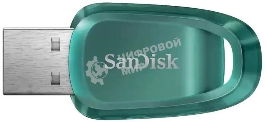Флешка USB 256 Gb SanDisk CZ96 Ultra Eco, USB 3.2 зеленый