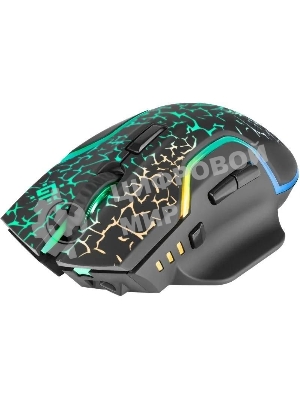 Мышь беспроводная Defender Oneshot GM-067 черный, 3200 dpi, радиоканал, USB, кнопки - 7