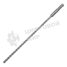 Бур по бетону Denzel цельная крестовая пластина, 6x265 мм, SDS PLUS