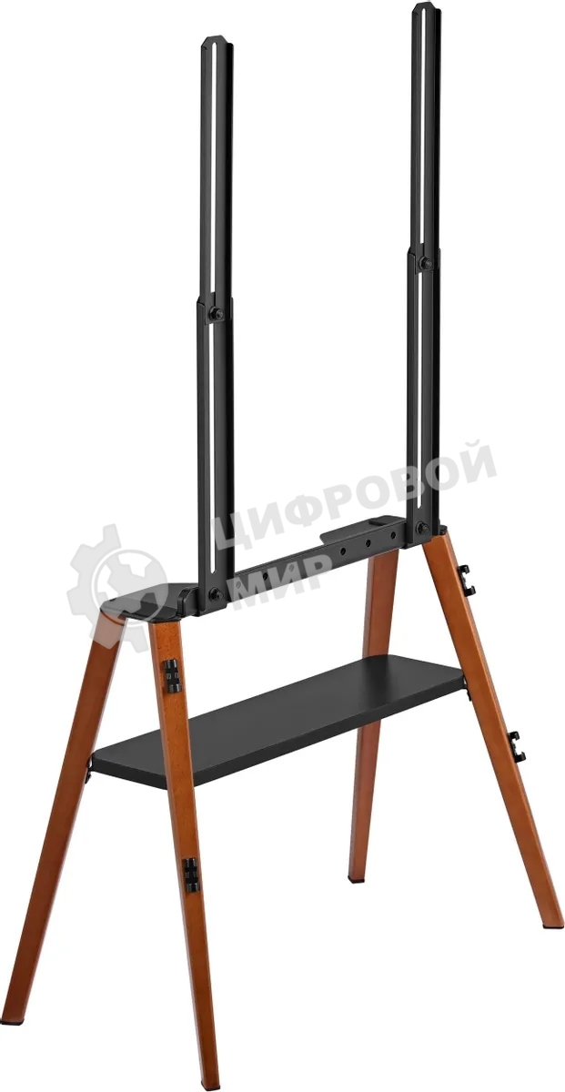 Подставка для телевизора Cactus CS-ST3645BKWN черный/орех, 43