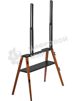 Подставка для телевизора Cactus CS-ST3645BKWN черный/орех, 43