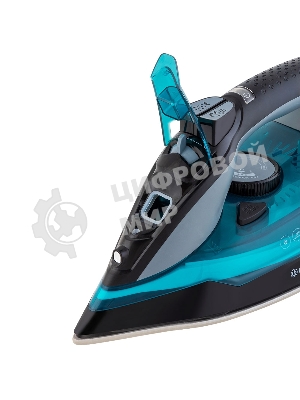 Утюг Endever DELTA-234 черный/лазурно-синий, 2400 Вт, 35 г/мин, 145 г/мин, 350 мл