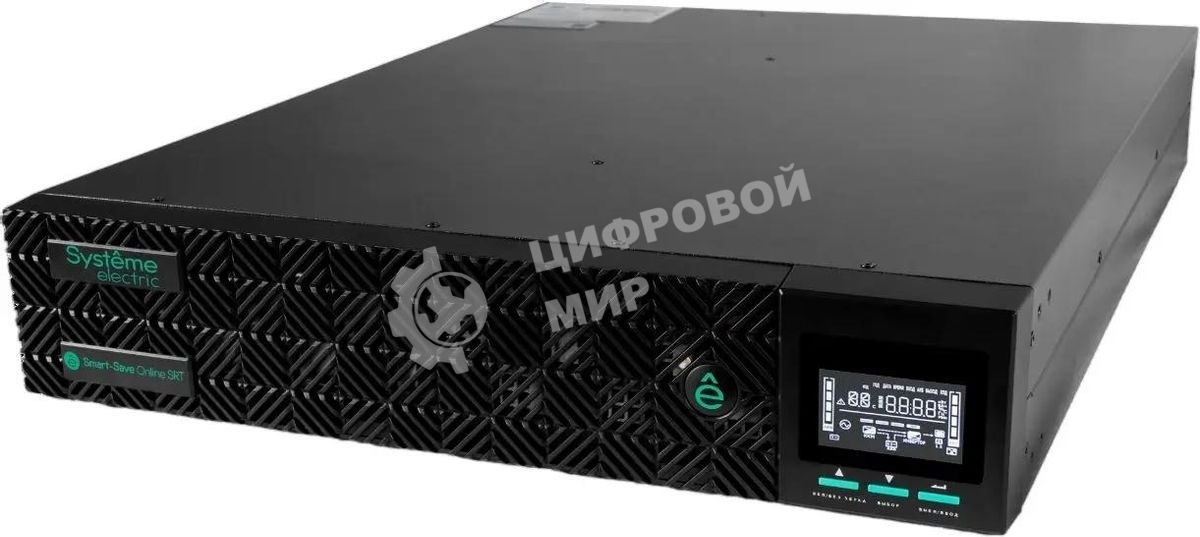 Источник бесперебойного питания Systeme Electric Smart-Save Online SRTSE/1000 ВА/1000 Вт/8x IEC320 C13 + 1 Schuko