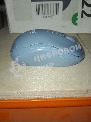 (Б/У) Мышь беспроводная LOGITECH M221 SILENT BLUE 910-006111 [Cм.описание!]