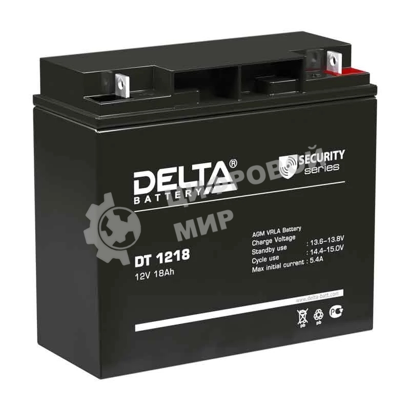Батарея для ИБП Delta DT 1218 (12V, 18Ah)