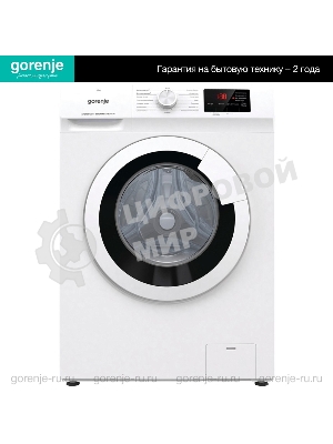 Стиральная машина Gorenje WHE60SFS белый загр. фронтальная макс.: 6 кг 1000об/мин класс: А+++