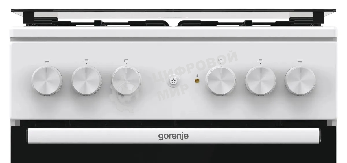 Плита комбинированная Gorenje GK5A21WH белый, конфорок 4 газовых, духовка 68 л, 50 см x 85 см x 59.4 см
