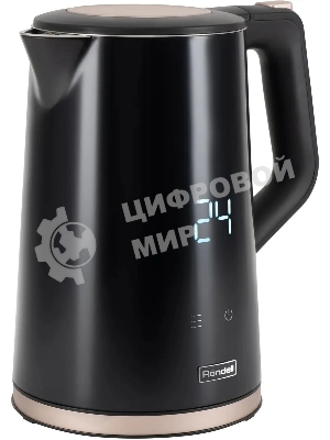 Чайник электрический Rondell RDE-1007 (MC) 1.7 л, 2200 Вт, черный