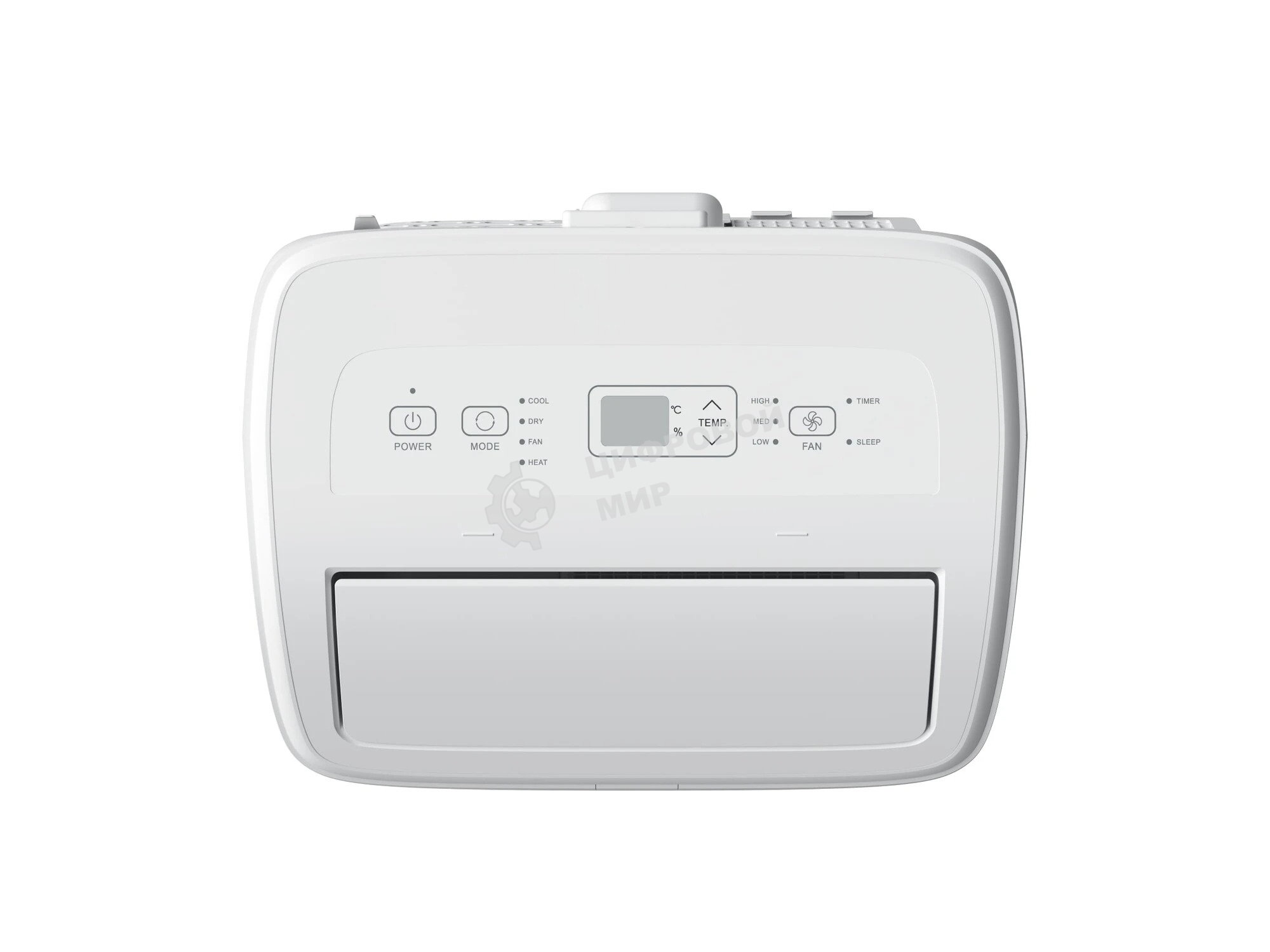 Кондиционер мобильный Hisense AP-12CW4GQCS00 12000 BTU, 25 м², 50 дБ, охлаждение, осушение, белый