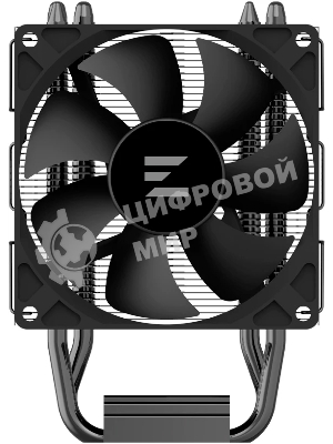 Кулер ZALMAN CNPS4X BLACK V2, 92мм FAN, 3 HEAT PIPES, 4-PIN PWM, 800-2000 RPM, 29DBA, HYDRO BEARING, LGA1851/1700, AM5/AM4, screw type installation