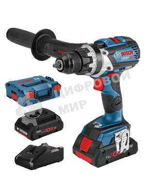 Дрель-шуруповерт Bosch GSR 18V-110 C, 18 В, 5 Ач, 110 Нм, бесщеточный