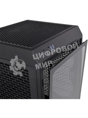 Компьютерный корпус Thermaltake The Tower 200 черный без БП miniITX 11x120мм 5x140мм 2xUSB 3.0 audio bott PSU