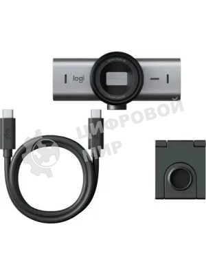 Веб-камера Logitech MX Brio черный 8.5Mpix (3840x2160) USB3.0 с микрофоном (960-001549)