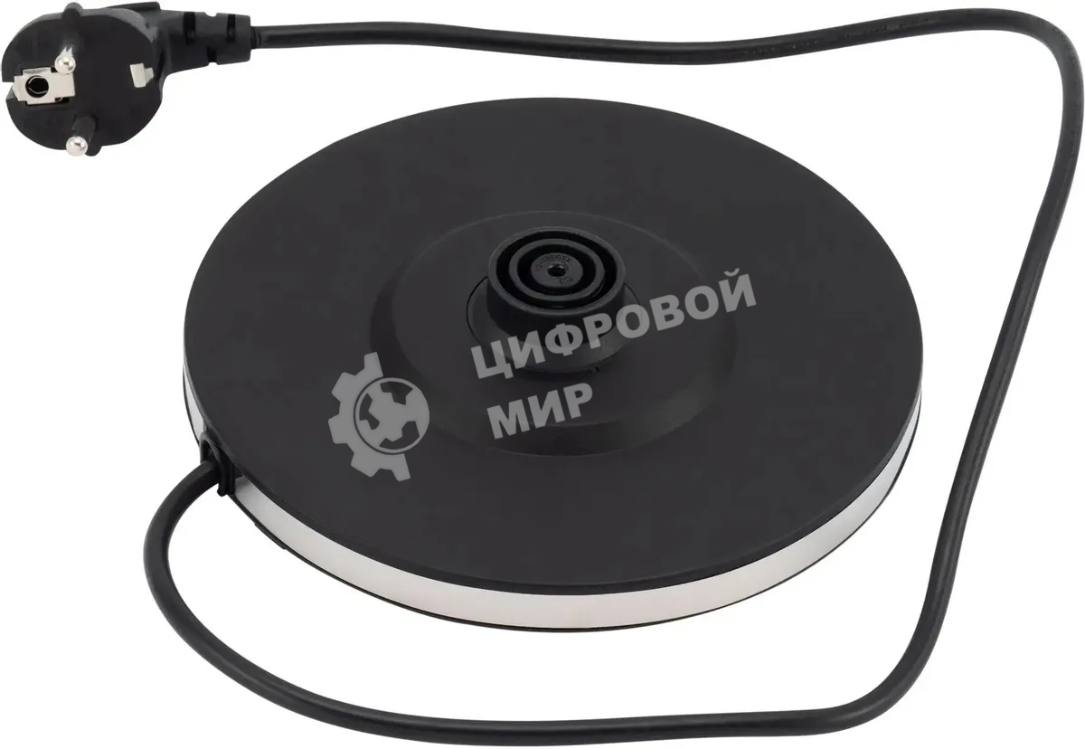 Чайник электрический Starwind SKG4777 1.8 л, 2000 Вт, черный/прозрачный (корпус: стекло)