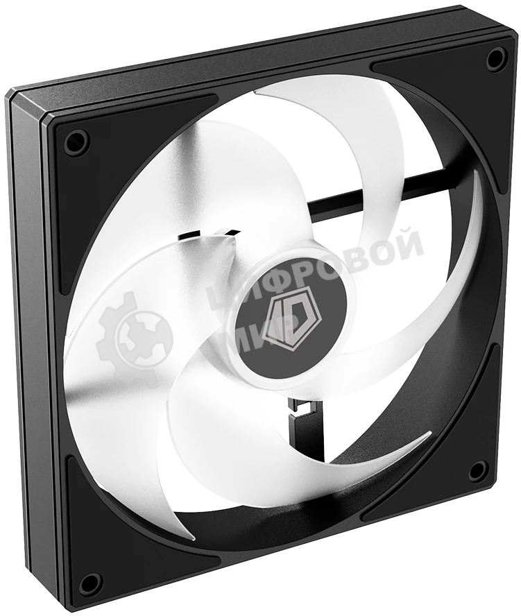 Вентилятор для корпуса ID-COOLING AS-140-ARGB-K черный, 140 мм, 1800 об/мин, 24.9 дБ, 4 pin