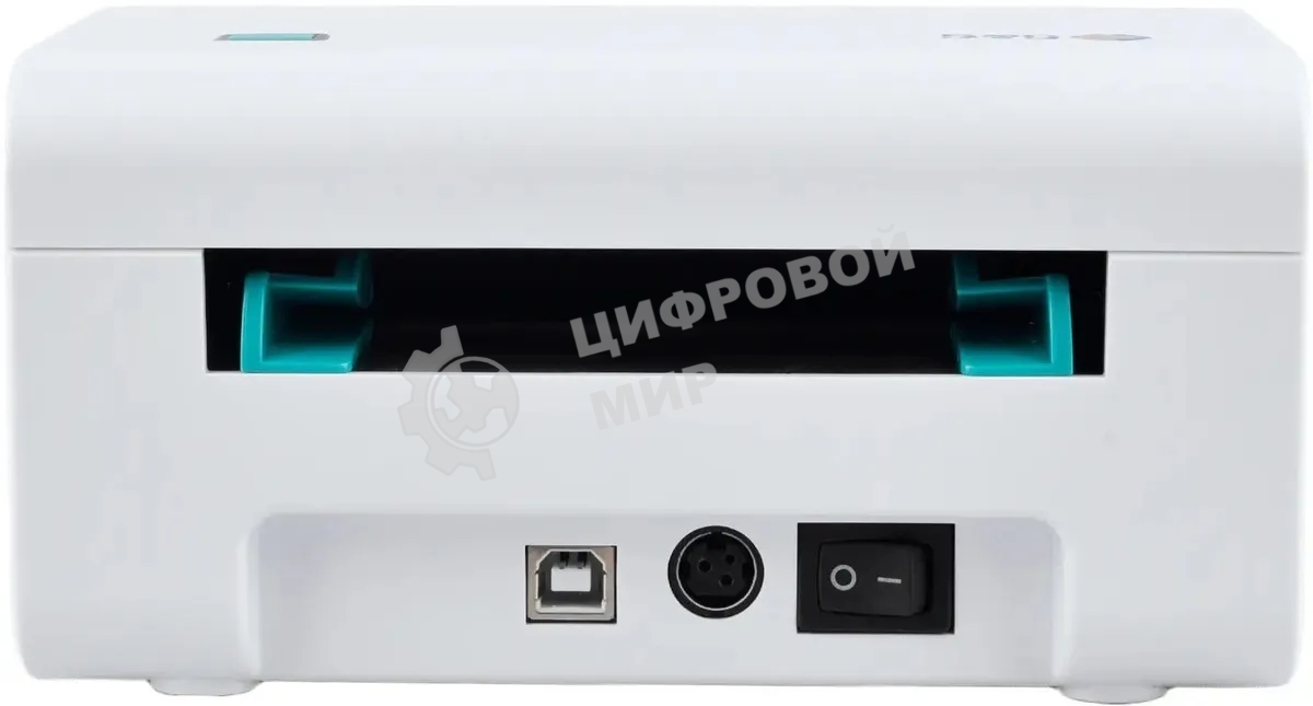 Принтер наклеек G&G GG-D420 стационарный, прямая термопечать, 203 dpi, 152 мм/сек, USB, белый