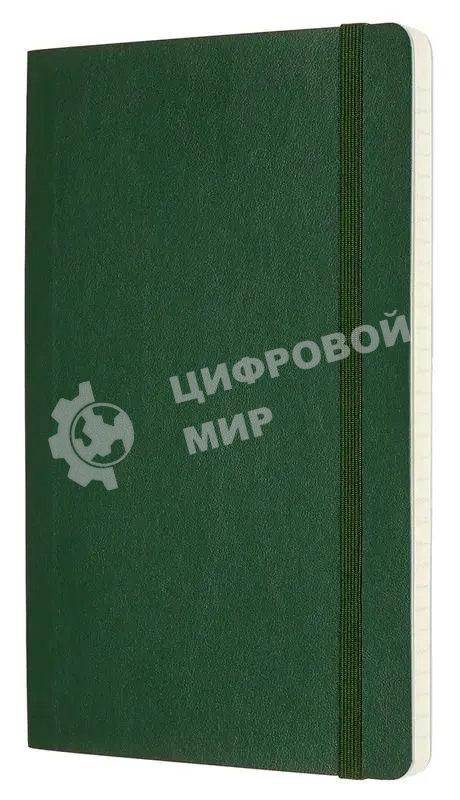 Блокнот Moleskine CLASSIC SOFT QP616K15 Large 130х210 мм 192 стр. линейка мягкая обложка зеленый