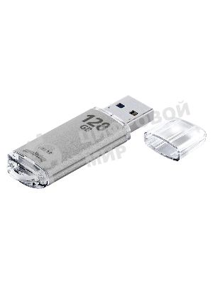 Флешка USB Smartbuy V-Cut Silver (SB128 GbVC-S3), 128Gb, USB 3.0, R/W 75/30, серебристый