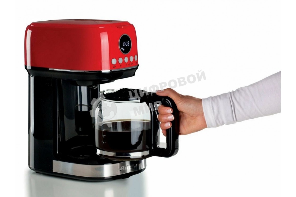 Кофеварка капельная Ariete 00M139600AR0 красный, молотый, 1,5 л. 900 Вт