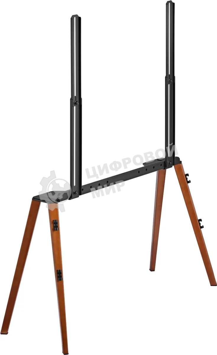 Подставка для телевизора Cactus CS-ST3646BKWN черный/орех, 49