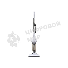 Пылесос вертикальный Kitfort КТ-510 белый, питание от сети, 650 Вт, уборка сухая, пылесборник 1,2 л